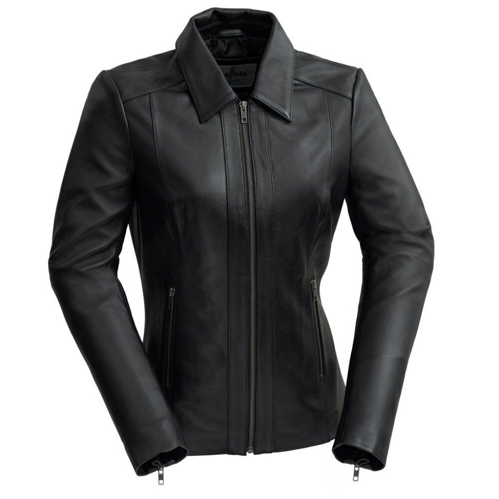 Womens Fashion Leather Jacket - Picture 6 of 8